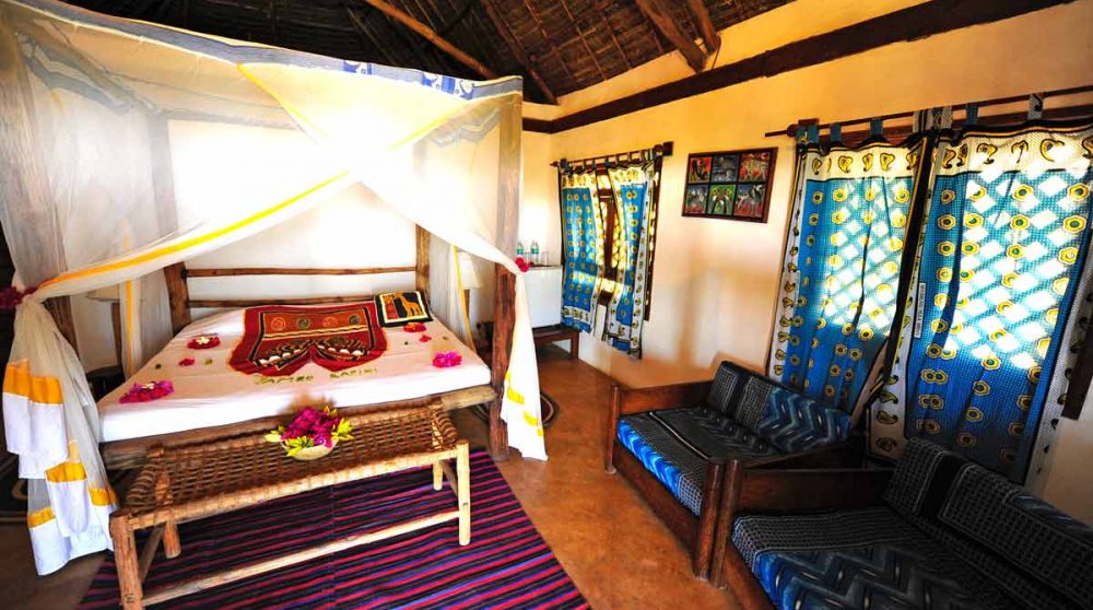 Le confort de l'un des bungalows