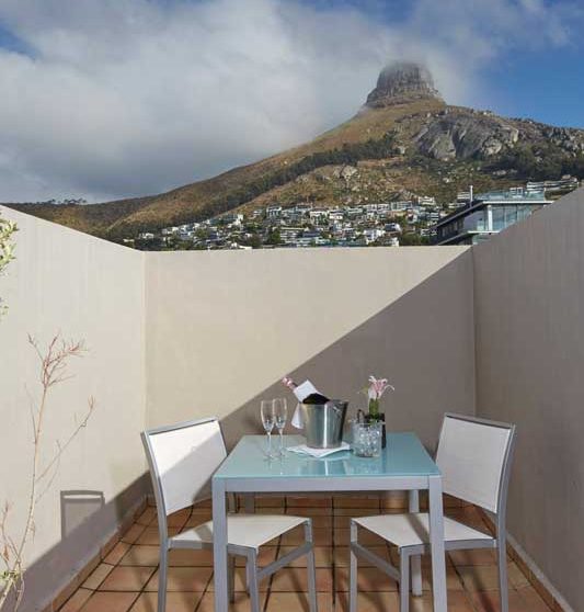 La terrasse à Cape Town