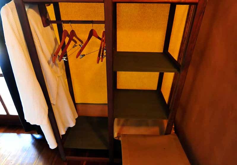 Rangement dans une tente