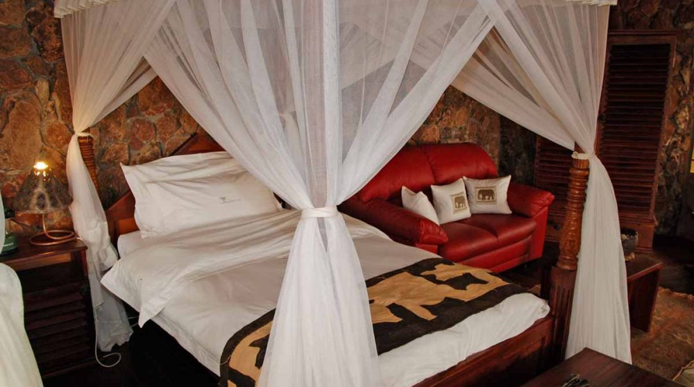 Un lit dans une suite