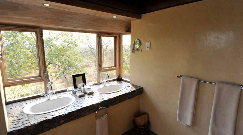 La vue depuis la salle de bains