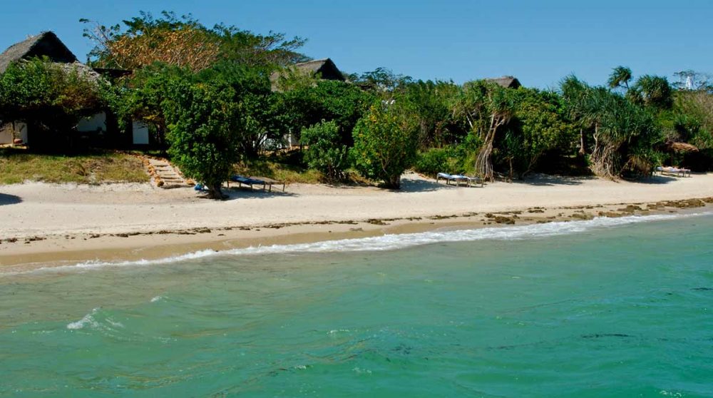 La plage donnant sur les chambres deluxe seaview