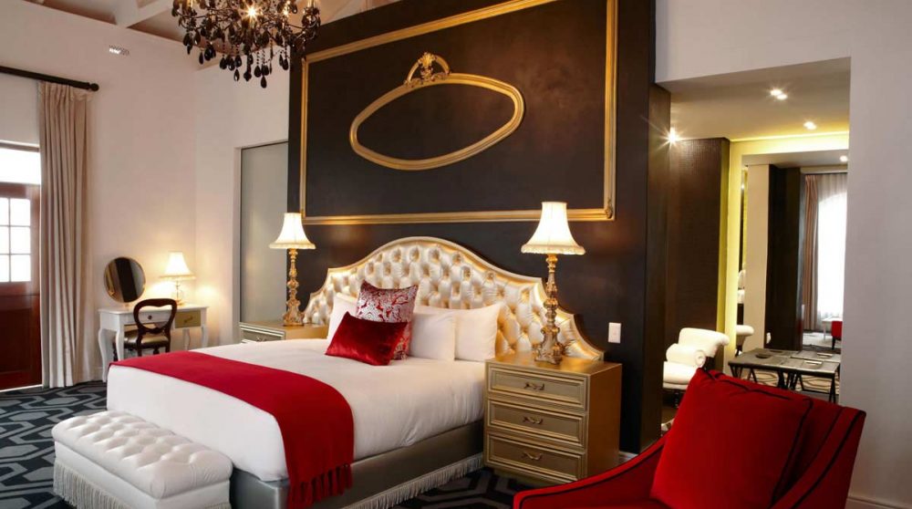 Grande chambre de l'hôtel Alphen