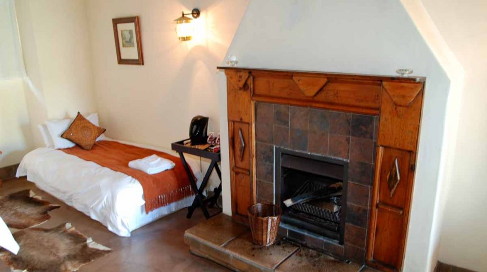 Une cheminée dans une chambre du Hamilton Parks