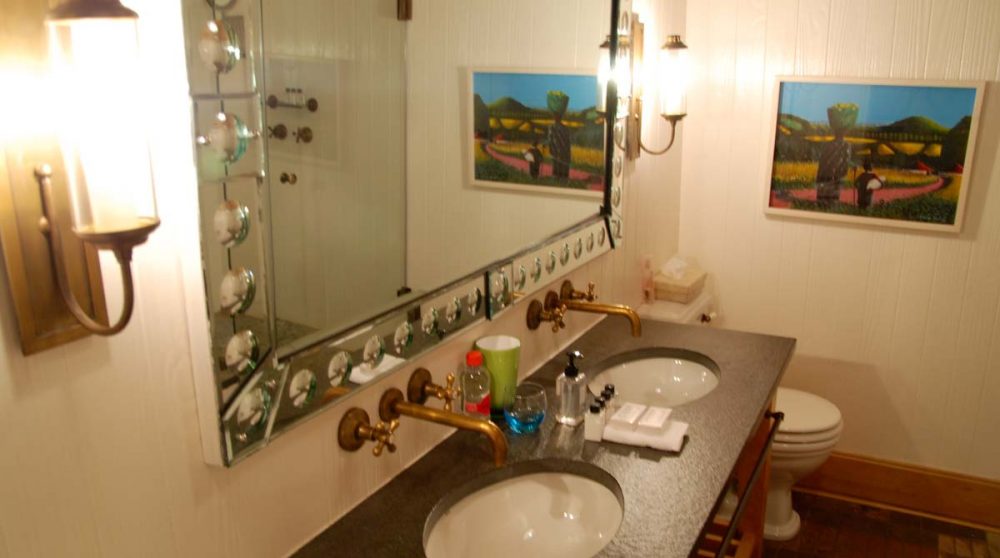 Salle de bains de la chambre zulu du Hout Bay Manor