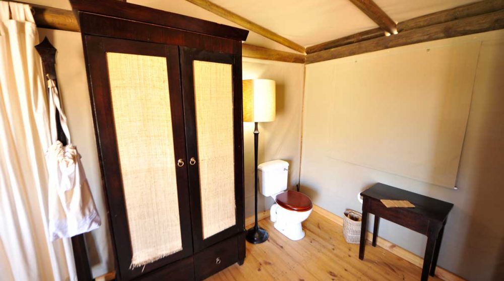 Armoire dans une chambre du Wolwedans Dunes Lodge