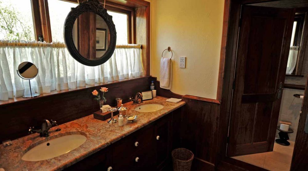 La salle de bains d'une villa en Tanzanie