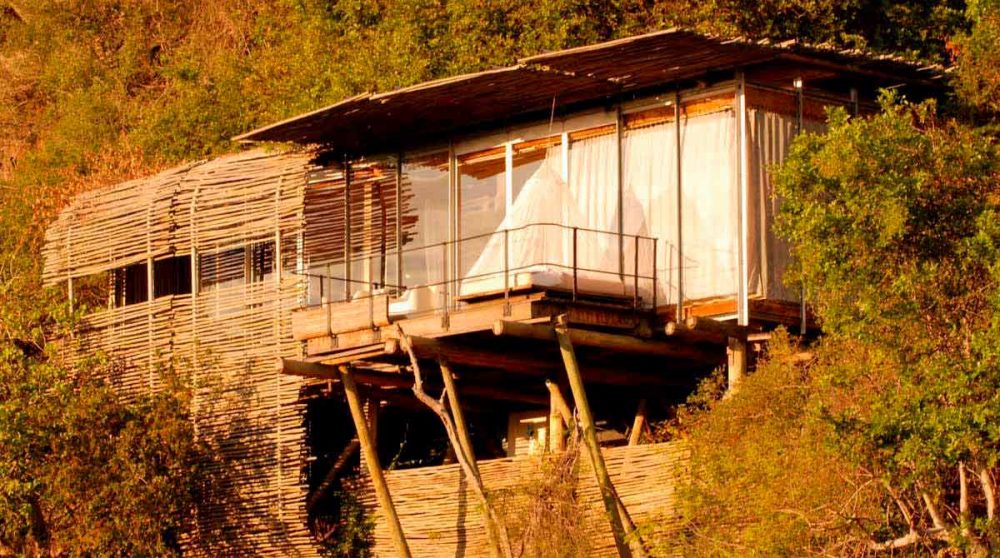 Une suite vue de l'extérieur en Afrique du Sud