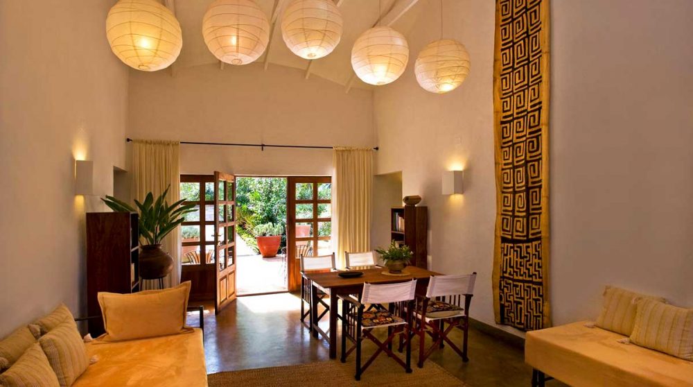 Le salon dans la Farm House au Ngorongoro