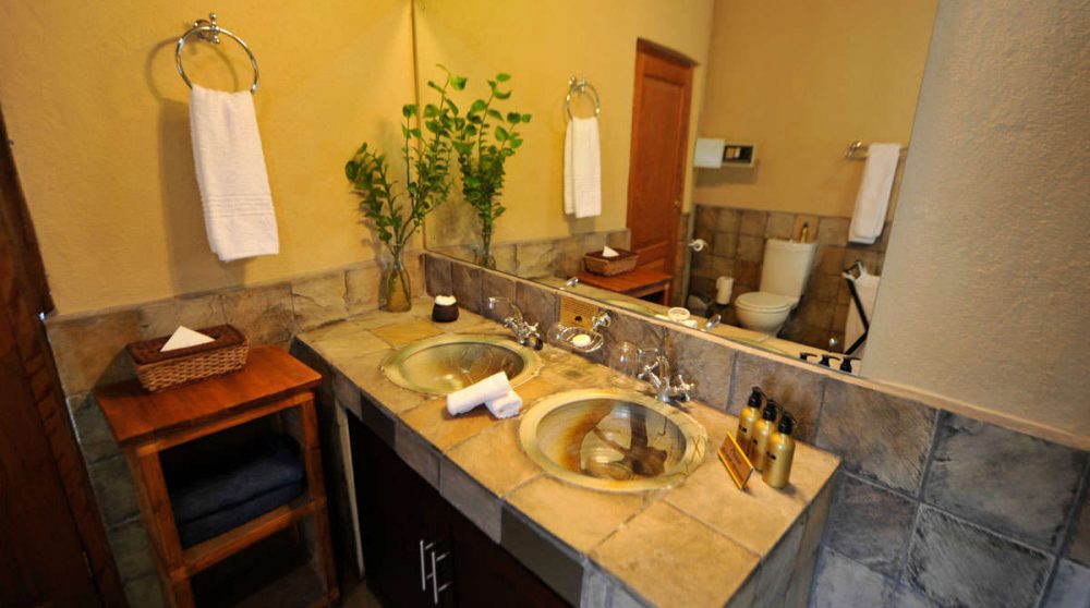 Autre vue d'une salle de bains à Sabi Sand