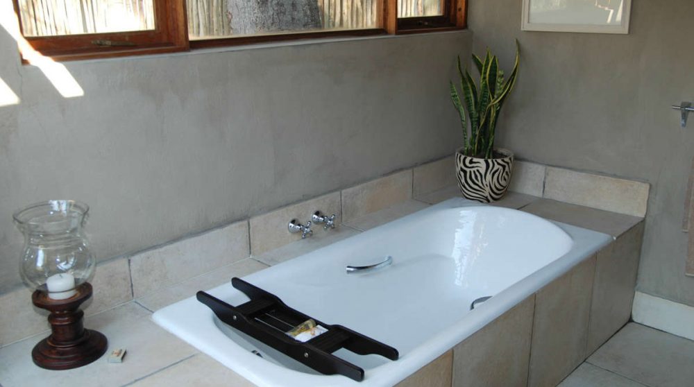 Une baignoire à Sabi Sand