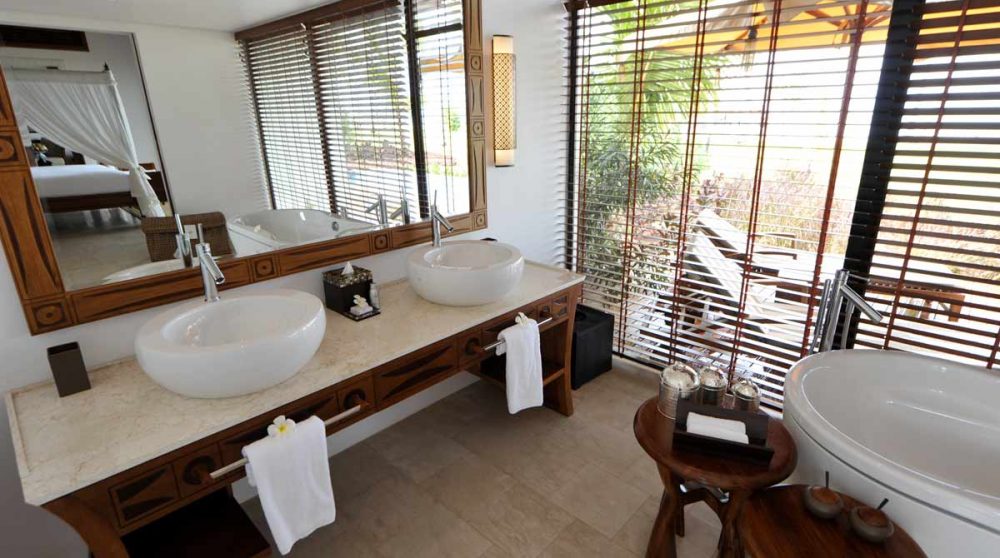 Autre vue de la salle de bains à Zanzibar