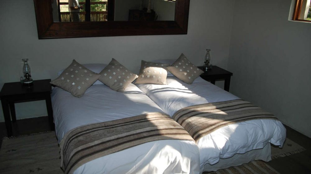 Lits confortables dans un chalet