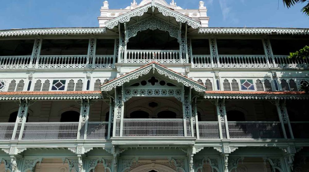 L'architecture typique de Zanzibar en Tanzanie