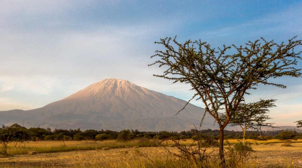 Le Mont Meru à Arusha