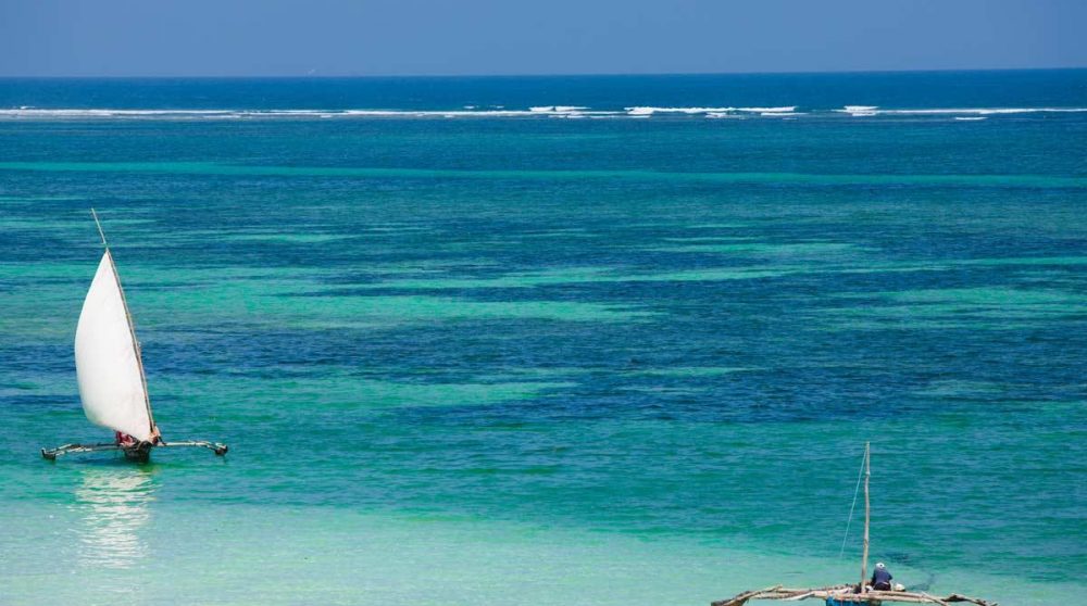 Diani Beach près de Mombasa