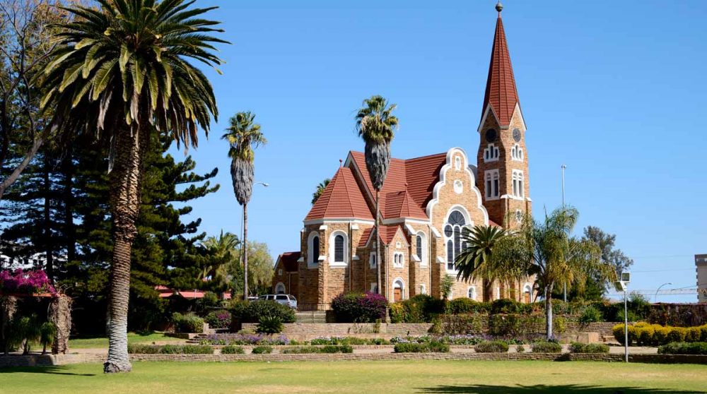 L'église dans la ville de Windhoek