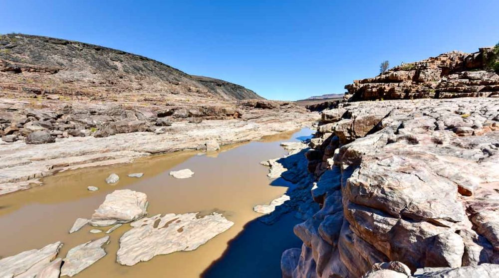 Une vue sur le Fish River Canyon