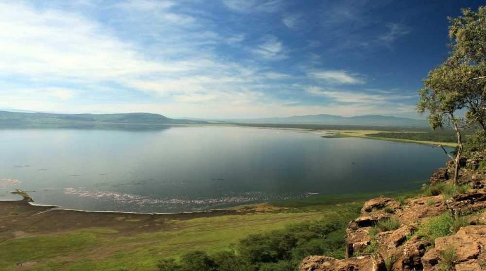 Une vue du lac Nakuru