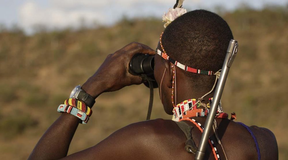 Un masai à Samuburu