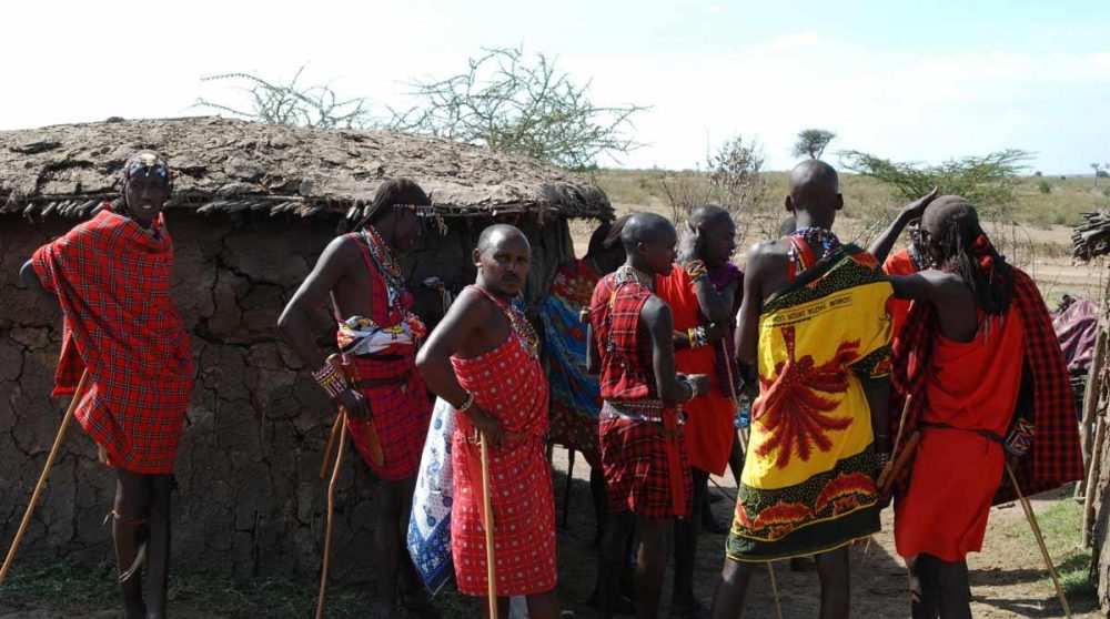 Des habitants dans le Masai Mara