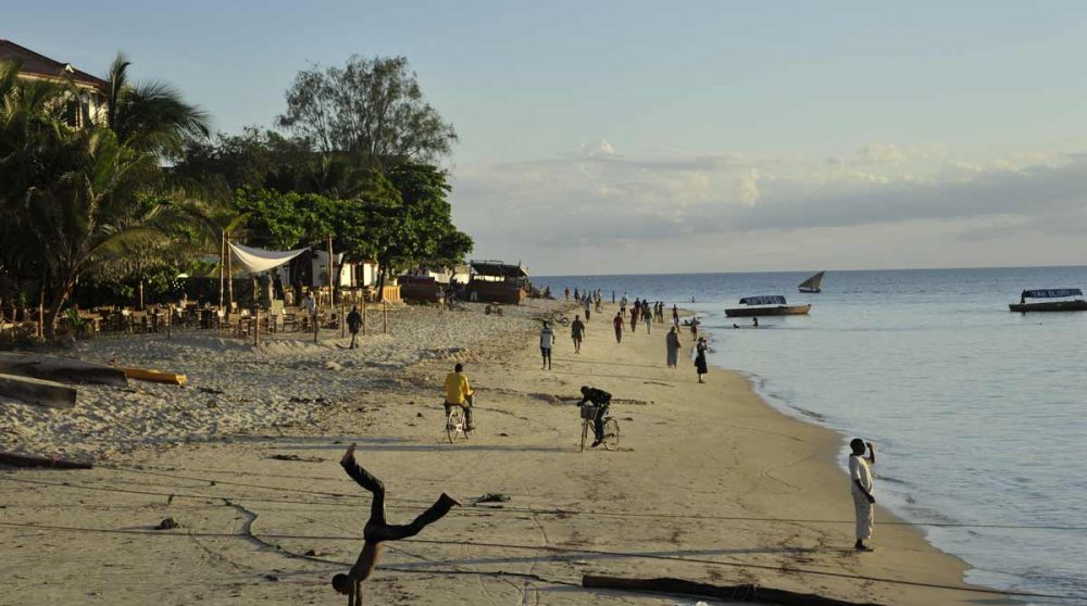 Une plage à Zanzibar