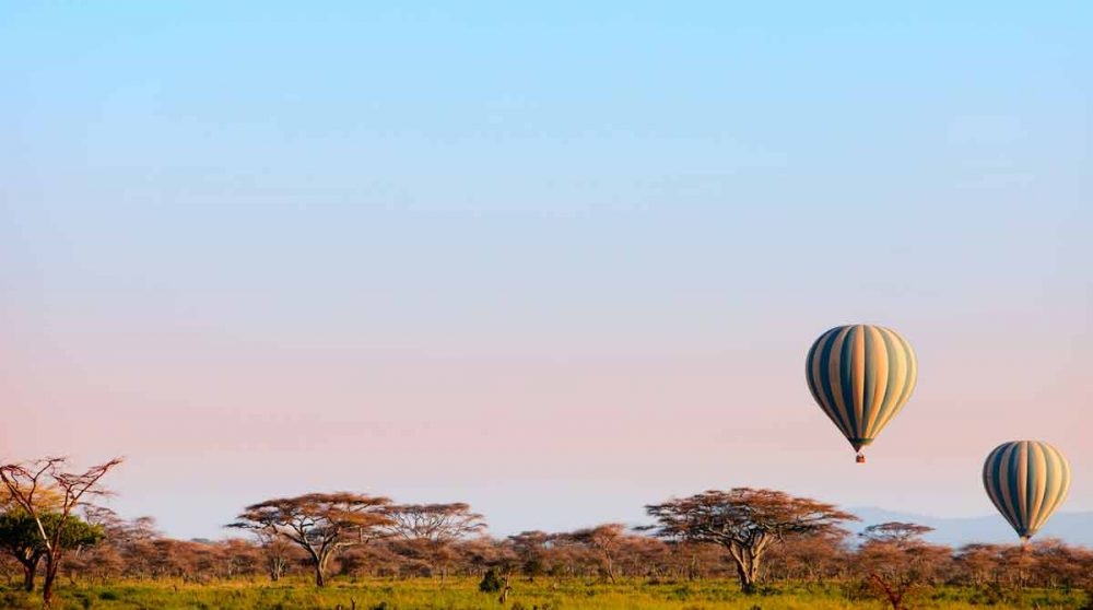Survolez le Serengeti en Tanzanie