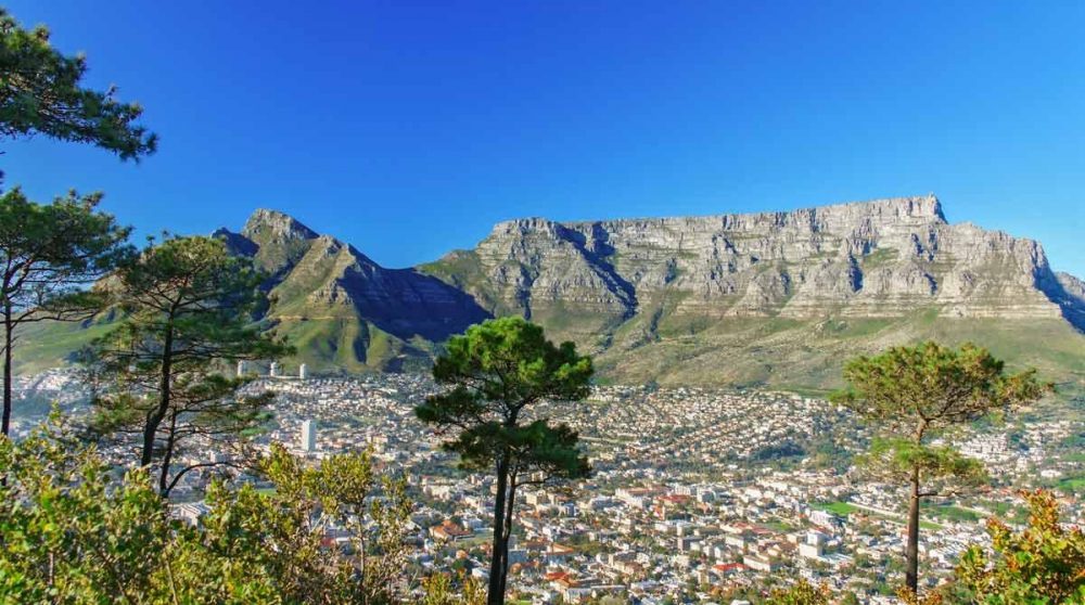 La Table Mountain au Cap