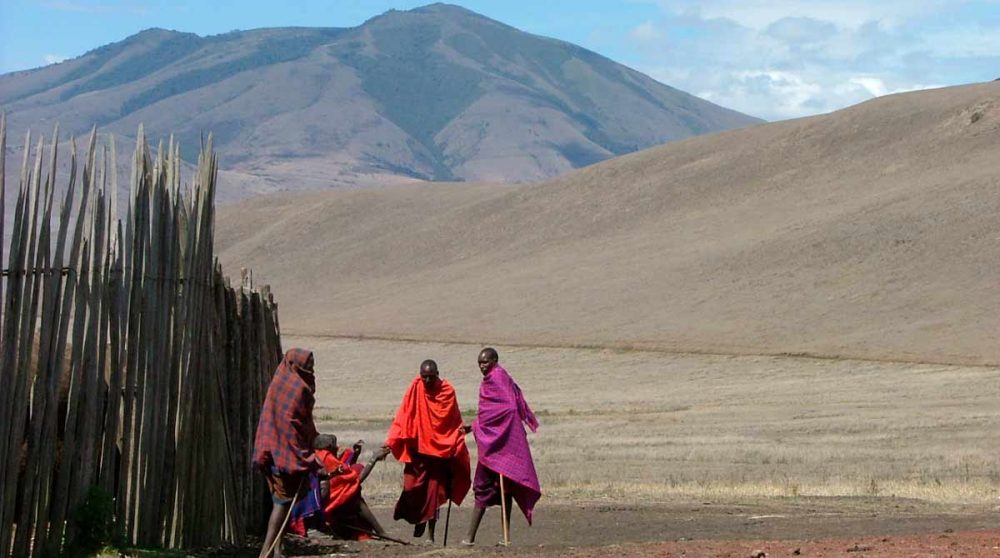 Une tribue au Cratère du Ngorongoro en Tanzanie