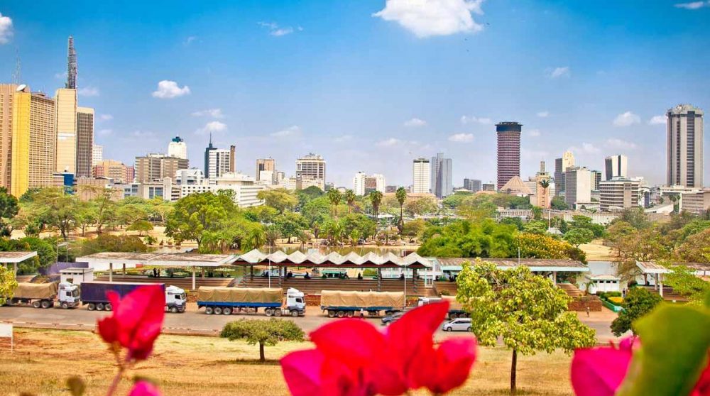 La ville de Nairobi au Kenya